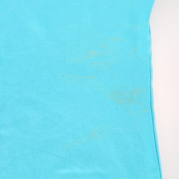 Lilly Pulitzer Turquoise Haley Crew Neck Top Short Sleeve T-Shirt/ Tee - Size XS - Picture 7 of 11